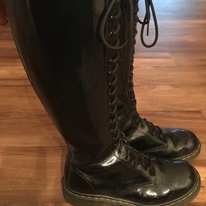 Dr. Marten’s Knee High Lace/Zip Boot